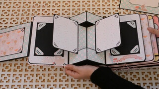 【教程】crazy paper'Baby lady 'pop-up对称弹出立体照片位手帐立体机关教程 No1|DIY pop up magic card