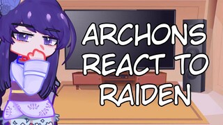 || Archons React || Raiden Ei || 3/3 || Genshin Impact || GCRV || Rushed? ||