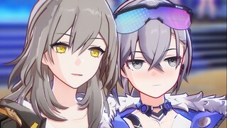 Kiss the shy silver wolf