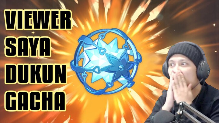 GACHA GENSHIN DIMANTRAIN VIEWER DAN HASILNYA . . . ???
