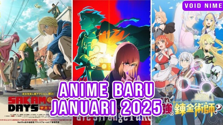10 Anime TERBAIK Rilis Januari 2025, Mana yang Jadi Favorit