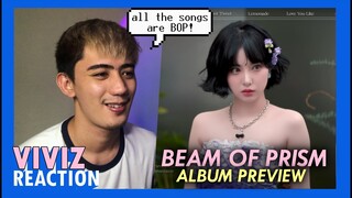 REACTION to VIVIZ (비비지) - The 1st Mini Album 'Beam Of Prism' Album Preview