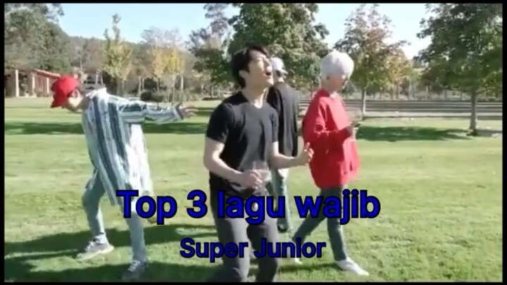 Top 3 Lagu Wajib Super Junior