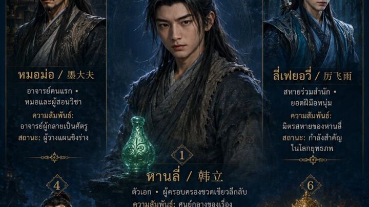 🔥 คัมภีร์วิถีเซียน — แดนมนุษย์📖 นิยายตอนที่ 1–100จากเด็กบ้านป่าธรรมดา สู่ก้าวแรกบนเส้นทางผู้บำเพ็ญ