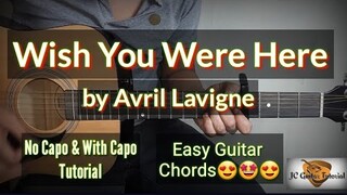 Wish You Were Here - Avril Lavigne Guitar Chords (Guitar Tutorial) (Easy Guitar Chords)