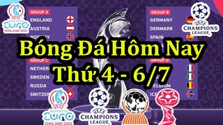 Lịch Thi Đấu Bóng Đá Hôm Nay 6/7 - Bóng Đá Nữ Châu Âu Euro 2022 & Giải U19 Và Nữ Đông Nam Á