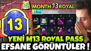 YENİ M13 ROYAL PASS EFSANE GÖRÜNTÜLER !! M13 RP 1-50 ÖDÜLLERİ !! M13 ROYAL PASS PUBG MOBİLE