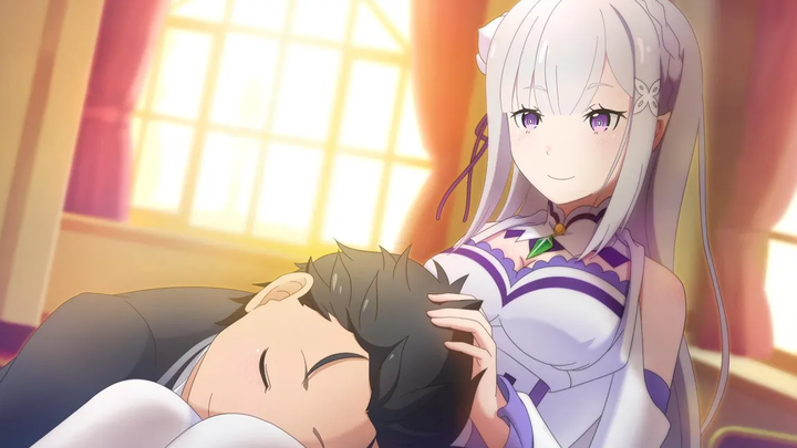 รวมฉาก " นอนตัก " Anime Compilation