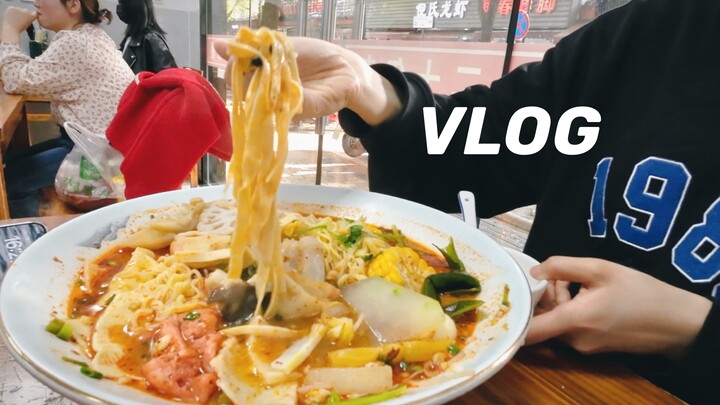 Dory｜Đến phố Đi Bì ăn một bát mỳ cay thập niên｜Nhật ký chỉ tập gym mà không kiêng khem｜Mì gạo sốt th