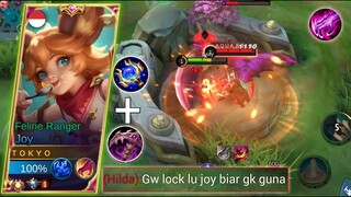 TUTORIAL JOY LAWAN MUSUH YANG RUSUH DARI EARLY SAMPAI LATEGAME DI LOCK MULU! TOP GLOBAL JOY -MLBB