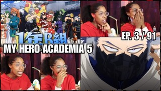 1A VS 1B START! | My Hero Academia 5 Episode 3 / 91 Reaction | Lalafluffbunny