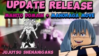 MAHITO DOMAIN AND MAHORAGA UPDATE IN JUJUTSU SHENANIGANS | Roblox