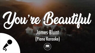 You're Beautiful - James Blunt (Piano Karaoke)