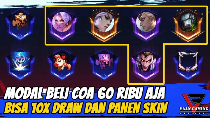 HOKI!! 10X DRAW EVENT TRANSFORMERS FASE 2 BELI COA BULANAN 60RB AJA BISA PANEN SKIN - MOBILE LEGENDS