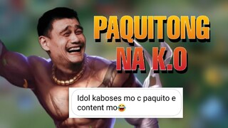 Nagmukha akong Paquito na K.O 😅