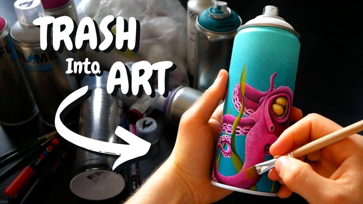 Turning TRASH into ART (satisfying)