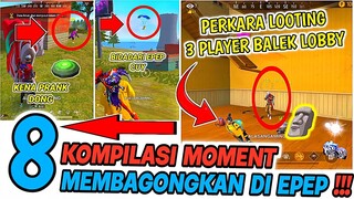 8 KOMPILASI GAMEPLAY MEMBAGONGKAN DI FF‼️REAL SLALU SIAL DI EPEP