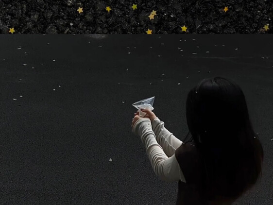 Throwing a zero-pressure star firework