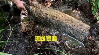 轮胎居然也能做管道疏通的工作？生活中各种各样的管道疏通过程