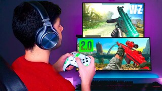 Jugué DOS WARZONE al MISMO TIEMPO