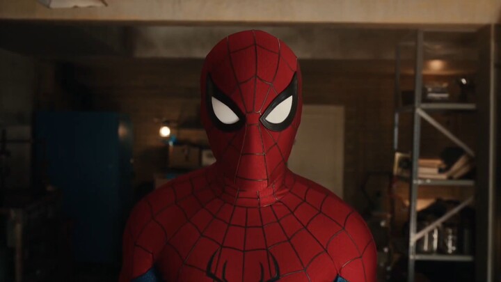 Spider-Man filmed a commercial for Samsung.