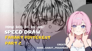 [ Speed Draw ] Gambar Fanart loli berkedok oneesan PART 2 😭 || Draw fanart my style