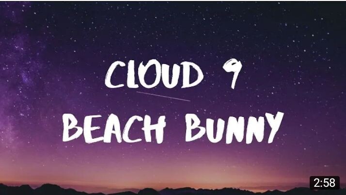 Cloud 9 Beach Bunny Lyrics