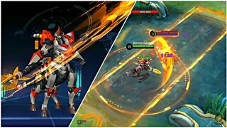 HYLOS IRON STEED NEW EPIC SKIN GAMEPLAY - MOBILE LEGENDS: BANG BANG