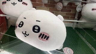 ちいかわねそべりBIGぬいぐるみ　クレーンゲームでの死闘