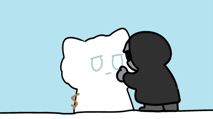 因见到雪而兴奋过头的博士