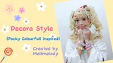 Harajuku Decora Style 🍬Pocky Colourfull inspired🍭 | created by Mellmelody