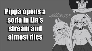 Pippa hisses at Lia