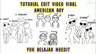 CARA EDIT VIDEO "TREND SI TUKANG MARAH" LAGU AMERICAN BOY VIRAL TIKTOK | CAPCUT