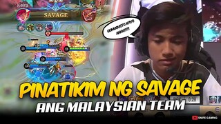PINATIKIM NG SAVAGE NI KELRA ANG MALAYSIAN TEAM 🤯😮