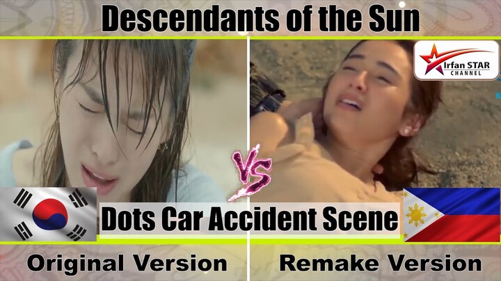 Descendants of the Sun | Car Crash Scene | Original vs Remake