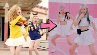 هل الرقصة الجديدة لـ"بلاك بينك" أغنية "آيس كريم" تشبه إلى حد كبير رقصة "ريد فيلفيت"؟ معجبو "ريد فيلف