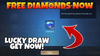 CLAIM FREE DIAMONDS LUCKY DRAW IN MOBILE LEGENDS | MOBILE LEGENDS