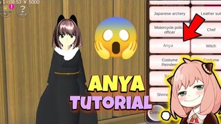 ANYA FORGER CHARACTER TUTORIAL ✨[SAKURA SCHOOL SIMULATOR]