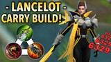 THE BUILD I USE WHEN I NEED TO HARD CARRY USING LANCE! | MLBB | LANCELOT BEST BUILD 2021