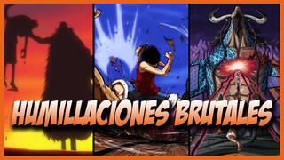 Las 15 MEJORES HUMILLACIONES de ONE PIECE