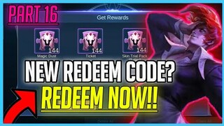 NEW 5 REDEEM CODE AUGUST 2020!! GET RARE SKIN FRAGMENT & KoF SKINS | Mobile Legends