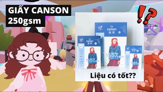 Review giấy Canson 250gsm | Thăm nhà Hộp sữa của Lỗ trong game Play Together