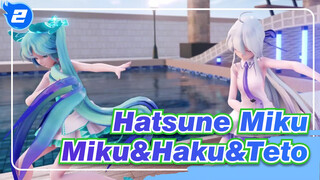 [Hatsune Miku/MMD/Repost] TDA, Miku＆Haku＆Teto_2