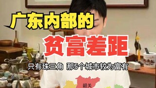 The wealth gap within Guangdong province