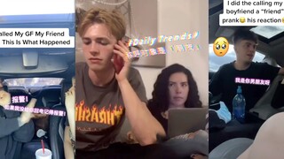 Pretend to make a phone call and then call the person next to you your "friend". Men and women react