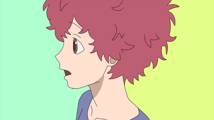 Gambarin bocil rambut kribo merah yg mempertanyakan keahlian Asta (jadi watercolor)