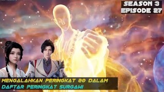 The Proud Emperor Of Eternity season 3 episode 27 (97) versi novel bahasa Indonesia