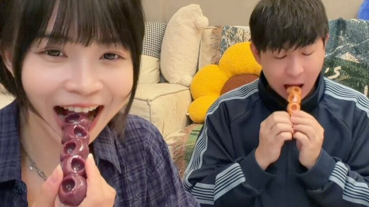 I pranked my boyfriend with the viral super-hard chewy stick… and he chipped a tooth!