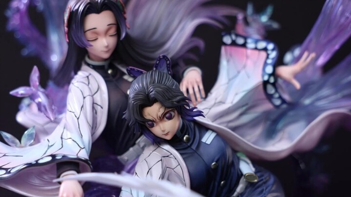 Figur tiga karakter Kimetsu no Yaiba seharga lebih dari 4.000 bisa dibuat seperti apa ya