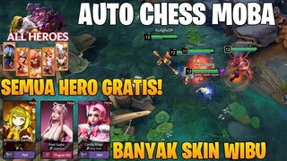 SUDAH RILIS OFFICIAL! AUTO CHESS MOBA - SEMUA HERO GRATIS, SKIN NYA CAKEP2, GRAPHIC NYA HD!